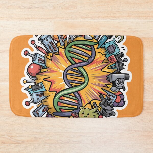 Item preview, Biotechnology Bonanza - DNA & Atoms Comic Explosion , Chemistry&fun designed and sold by Molecularmerch.