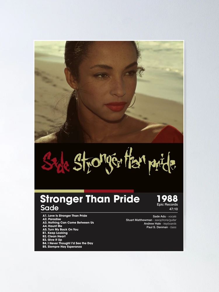 Sade Stronger Than Pride ビンテージポスター Sade Stronger than pride 