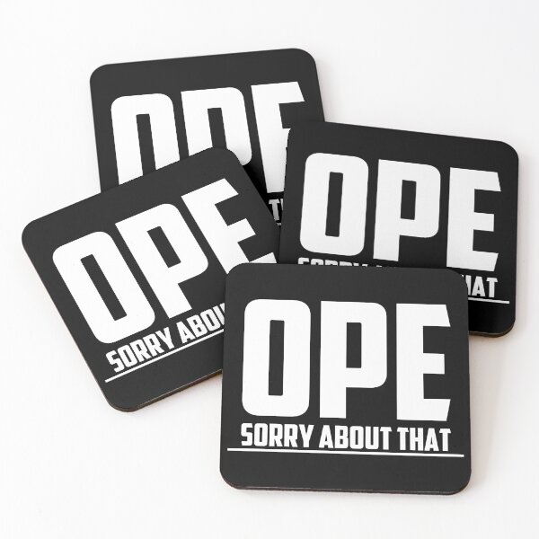 Item preview, Ope, Sorry About That designed and sold by Crossroads-Art.