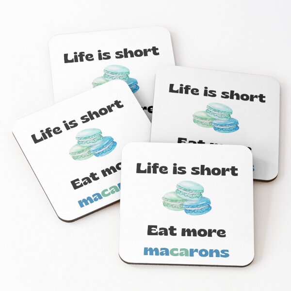 Item preview, Sweet dessert blue macarons designed and sold by Yeyishop.