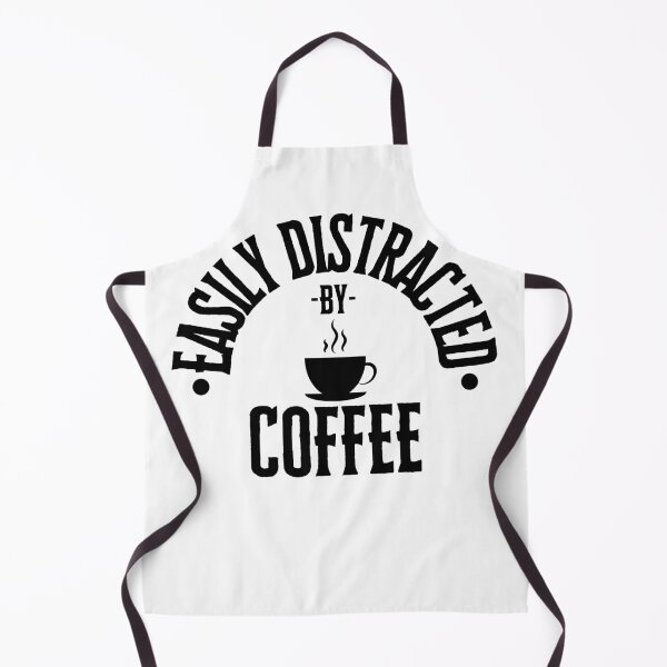 Item preview, Easily Distracted By Coffee designed and sold by S-Q-Studios.