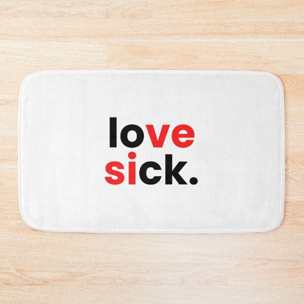 Item preview, Love Sick Typography designed and sold by GoodTripper.