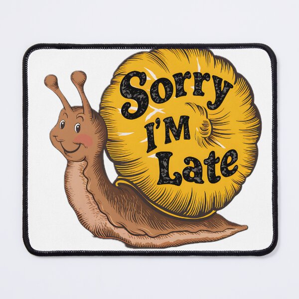 Item preview, Punctually Challenged Snail designed and sold by Mokaky9.