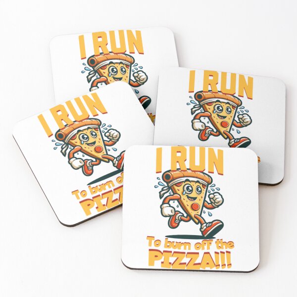 Item preview, Humorous Pizza Loving Runner's Motivation Design designed and sold by gleefulme.