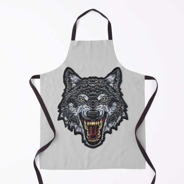 Item preview, Embroidered Wolf Patch Design designed and sold by SociallyRemoved.