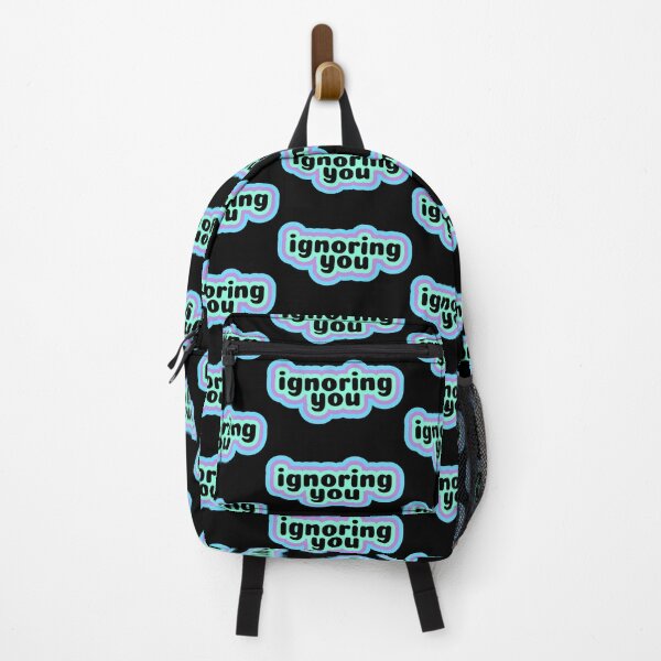 Item preview, "Ignoring You" Retro Bubble Text Slogan designed and sold by KaniOokami.