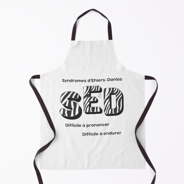 Item preview, Ehlers-Danlos syndromes, difficult to pronounce and endure - black designed and sold by maviedezebre.
