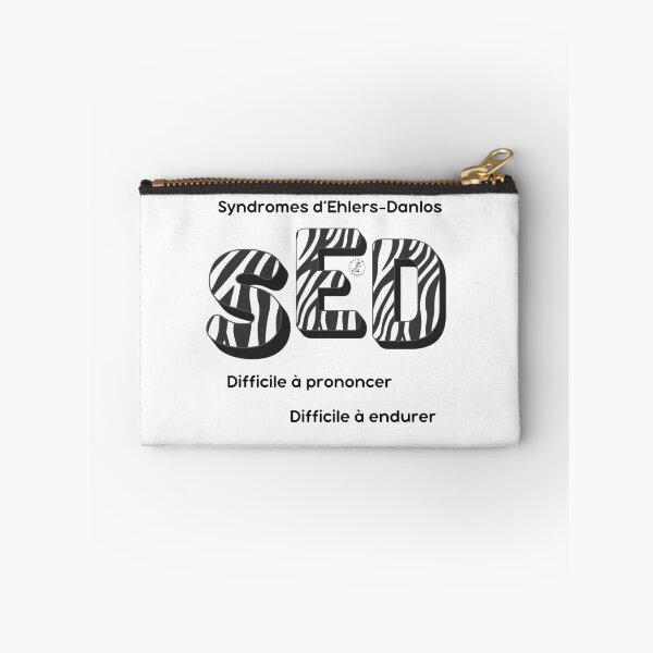 Item preview, Ehlers-Danlos syndromes, difficult to pronounce and endure - black designed and sold by maviedezebre.