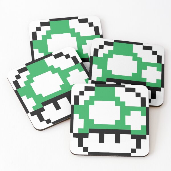 Item preview, 1UP - Green mushroom pixel video game designed and sold by LeGrizou.