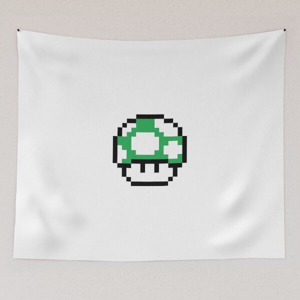 Item preview, 1UP - Green mushroom pixel video game designed and sold by LeGrizou.