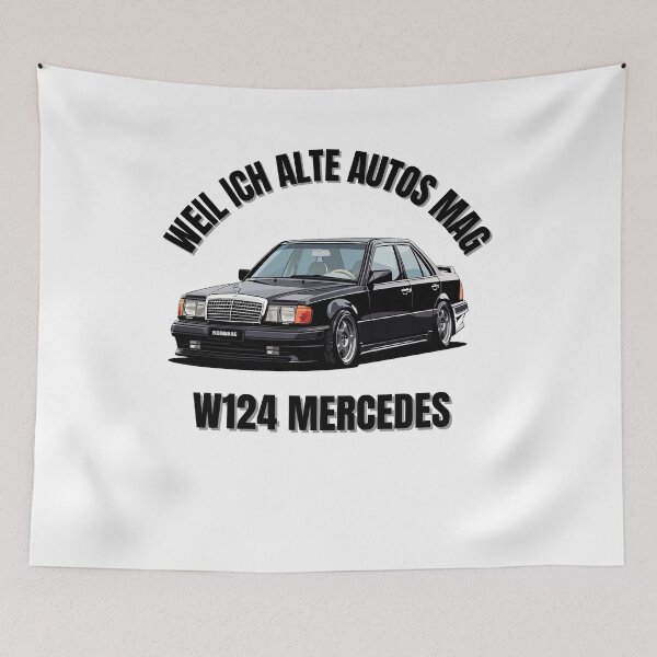 Item preview, W124 Mercedes E-Class im klassischen Stil designed and sold by AdaMazingDesign.