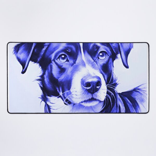 Item preview, Blue Pen Paws: Adorable Dog Artwork designed and sold by GrizzlyCollective.