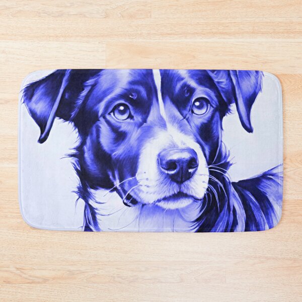 Item preview, Blue Pen Paws: Adorable Dog Artwork designed and sold by GrizzlyCollective.