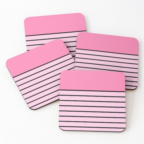 Item preview, Pink Shades with Black Horizontal Stripes designed and sold by Jeallan Designs.