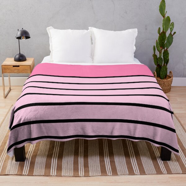 Item preview, Pink Shades with Black Horizontal Stripes designed and sold by Jeallan Designs.