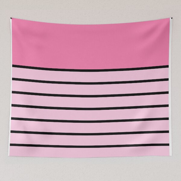Item preview, Pink Shades with Black Horizontal Stripes designed and sold by Jeallan Designs.