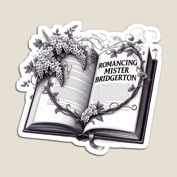 Aperçu de l'œuvre Colin Bridgerton Romancing Mister Bridgerton Conception de livre fantaisiste créée et vendue par GildedNest.