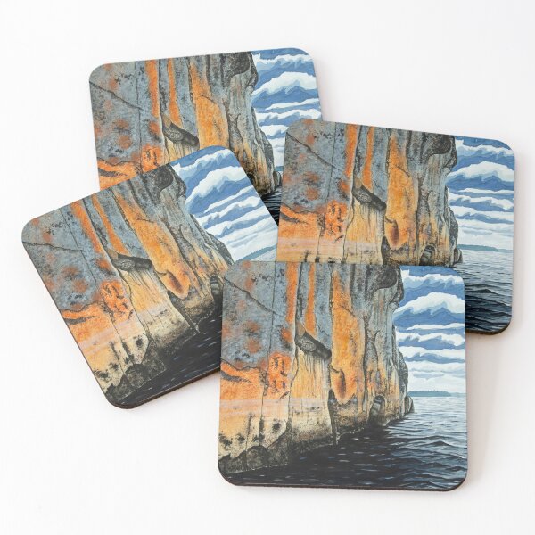 Item preview, Lac La Croix Pictographs Painting designed and sold by Stephen Emms.