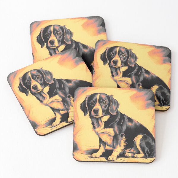 Item preview, Cozy Canine Comfort: Adorable Curled Up Dog Artwork designed and sold by GrizzlyCollective.