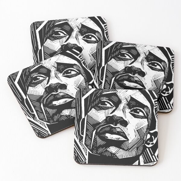 Item preview, Abstract African man face designed and sold by L7GraphicLab.