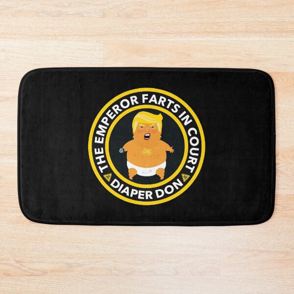 Item preview, Warning: Trump FARTS IN COURT designed and sold by Thelittlelord.