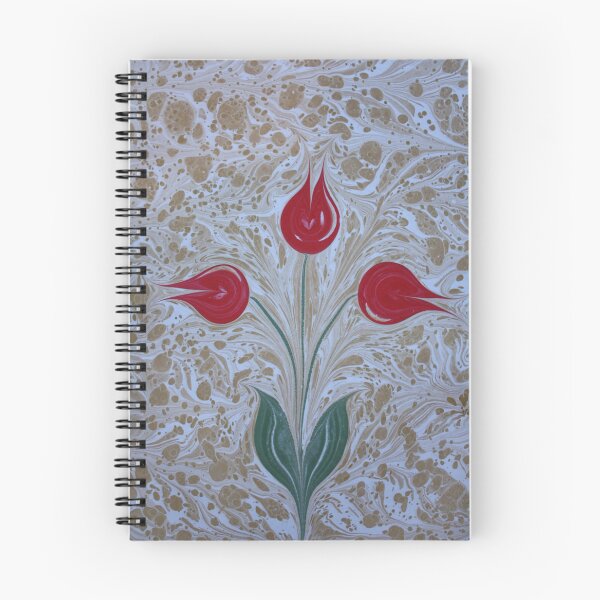 Item preview, Abstract Vintage Marbled / Painted Red Tulips designed and sold by T Artist.