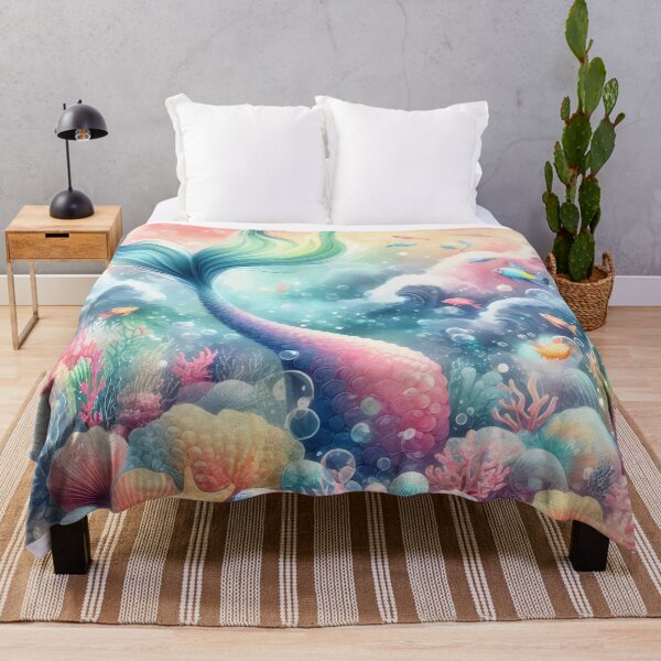 Item preview, Watercolor Mermaid , Mermaid Tales, Fantasy Mermaid, Mermaids designed and sold by stylishdzign.