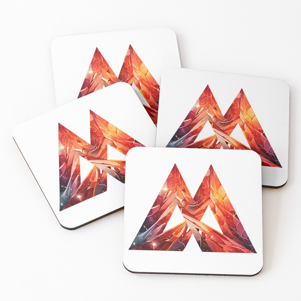 Item preview, Coasters (Set of 4) designed and sold by Crafted-AI.