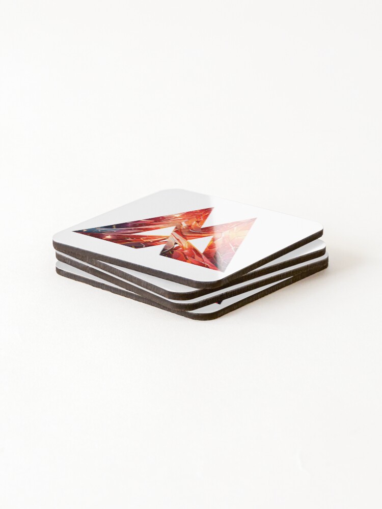 Thumbnail 4 of 5, Coasters (Set of 4), M designed and sold by Crafted-AI.