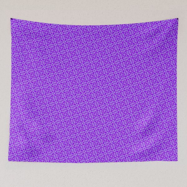 Item preview, Blue Square Grid Frame Bridged Purple Coherent Drafts  designed and sold by Alchemy-A-La-G.