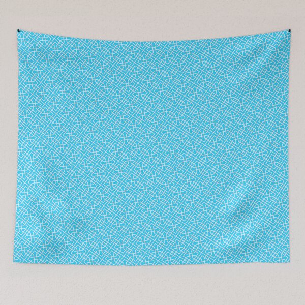 Item preview, Grey Square Grid Web Bridged Blue Coherent Drafts  designed and sold by Alchemy-A-La-G.