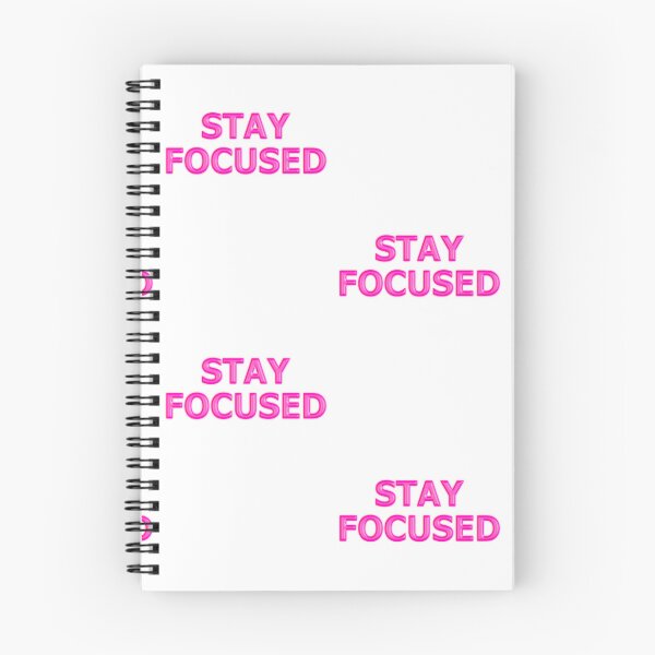Item preview, STAY FOCUSED Pink designed and sold by Rave-On.