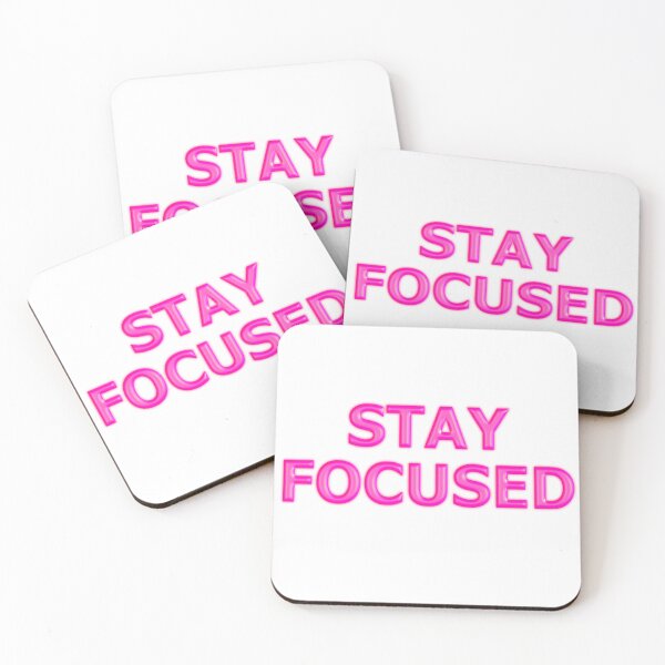 Item preview, STAY FOCUSED Pink designed and sold by Rave-On.