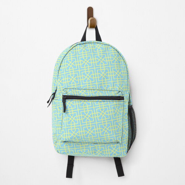 Item preview, Yellow Square Grid Framework Bridged Blue Ordered Compositions designed and sold by Alchemy-A-La-G.