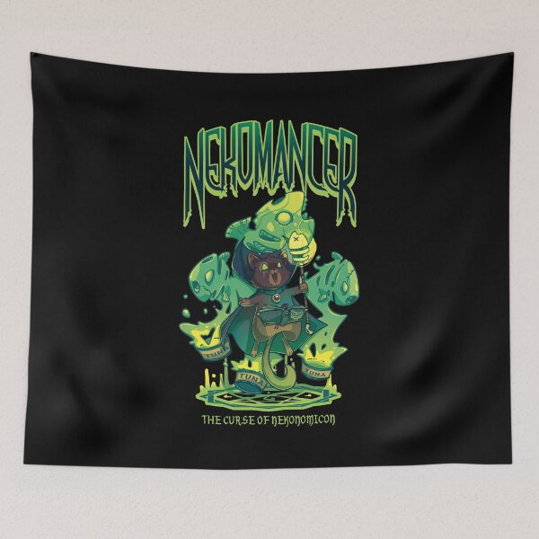 Item preview, Nekomancer The Curse Of Nekonomicon designed and sold by EYESORE ART.