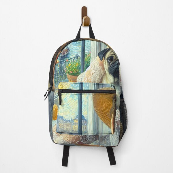 Item preview, Cute girl with a pug designed and sold by aleksandr13.