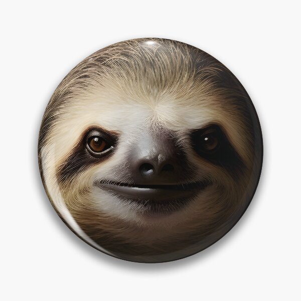 Item preview, Sloth Portrait Dapper Animal Art designed and sold by ConfettiSkyArt.