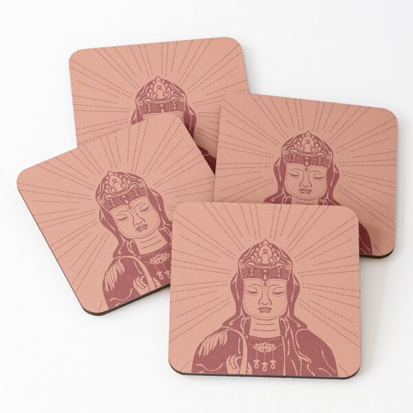 Item preview, Kuan Yin Sattva Minimal Edition - Coral + Ruby designed and sold by Irene Estelle.