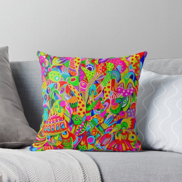 Item preview, 290. Colorful Doodles - Art Therapy Abstract Painting by Veera Zukova designed and sold by Veera Zukova.