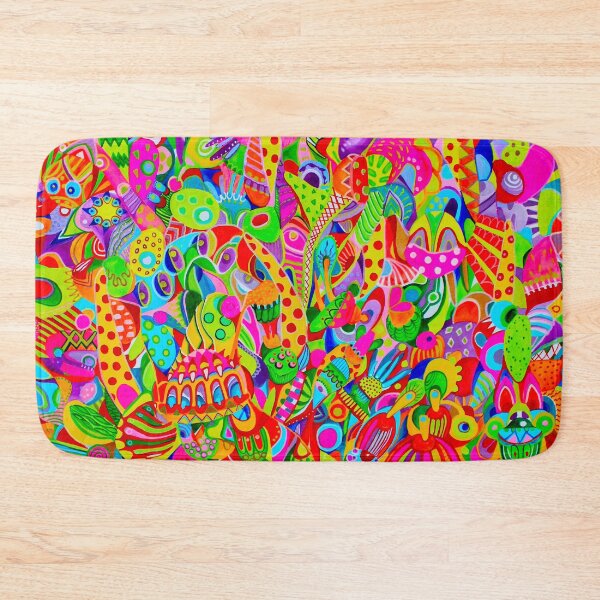Item preview, 290. Colorful Doodles - Art Therapy Abstract Painting by Veera Zukova designed and sold by Veera Zukova.