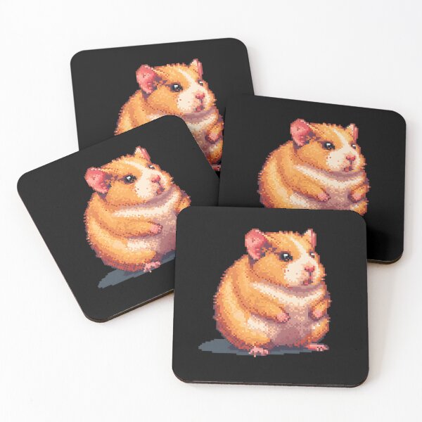 Item preview, Pixelated Hamster Artistry designed and sold by CUTEDOGGIEZ.