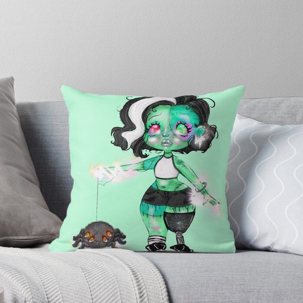 Item preview, Throw Pillow designed and sold by CryptCreation.