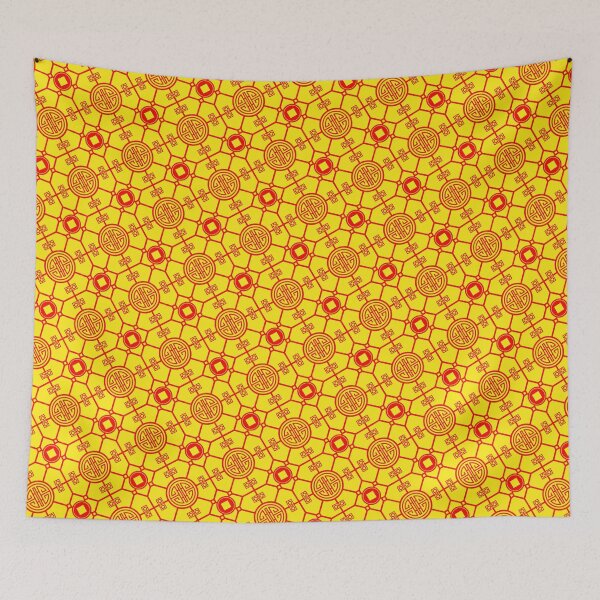 Item preview, Red Chinese Lu Prosperity PaKua Gold Ordered Compositions designed and sold by Alchemy-A-La-G.