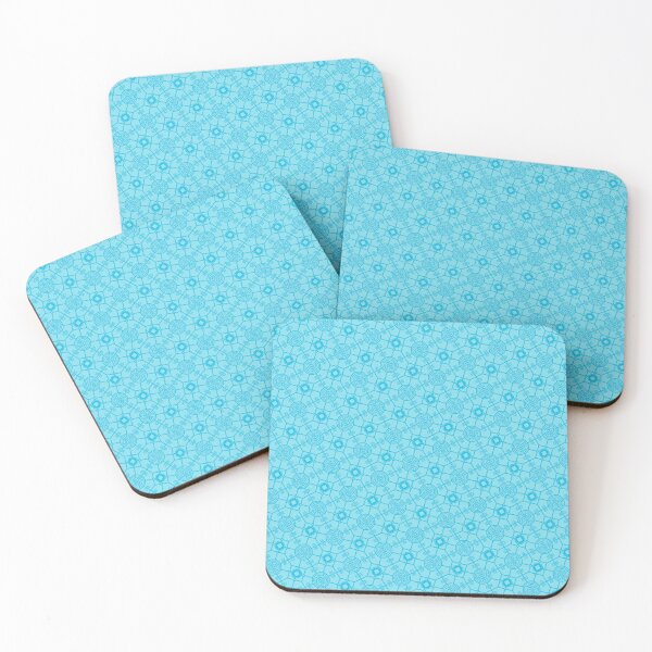 Item preview, Two-Tone Blue Chinese Lu Prosperity PaKua Ordered Compositions designed and sold by Alchemy-A-La-G.