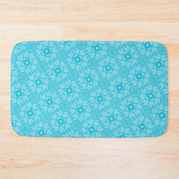 Item preview, Two-Tone Blue Chinese Lu Prosperity PaKua Ordered Compositions designed and sold by Alchemy-A-La-G.