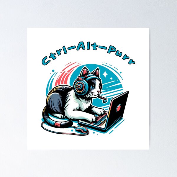 Item preview, Digital Paws on Deck designed and sold by RetroPop23.