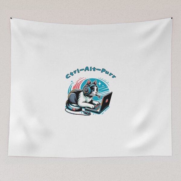 Item preview, Digital Paws on Deck designed and sold by RetroPop23.