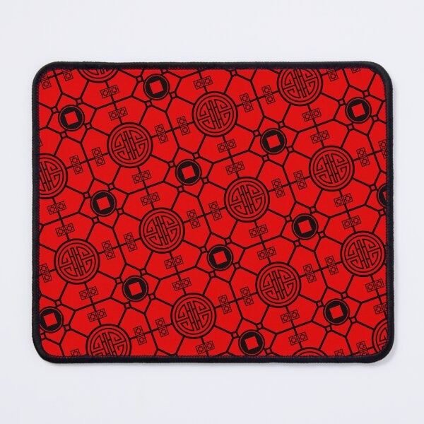 Item preview, Black Chinese Lu Prosperity PaKua Red Ordered Compositions designed and sold by Alchemy-A-La-G.