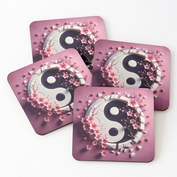 Item preview, Pink Yin Yang and Sakura designed and sold by deniz kaya.