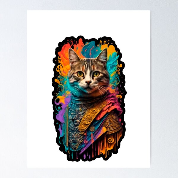 Item preview, Emperor Philosopher Cat designed and sold by PatronesKawai.